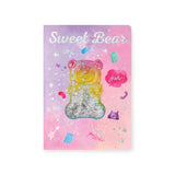 iScream Gummy Bear Shaky Glitter Journal