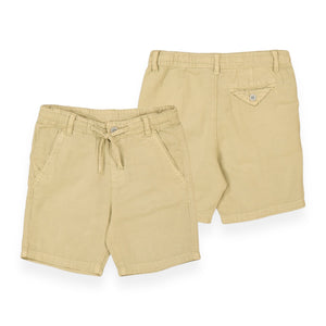 Mayoral Boys Linen Bermuda Shorts ~ Cookie