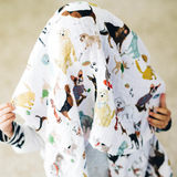 Little Unicorn Cotton Muslin Swaddle ~ Woof