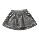MIA New York Pearl Hearts Sweatshirt & Leather Skater Skirt Set ~ Black/Silver
