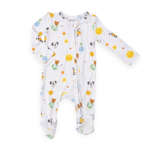 Angel Dear 2 Way Zipper Footie ~ Baby Solar System