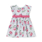 Mayoral Baby Girl Printed Dress ~ Cherries/Blue