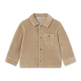 Mayoral Baby Boy Ribbed Velour Overshirt ~ Hazelnut