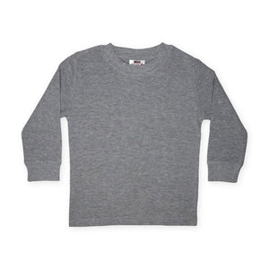 Mish Baby Distressed l/s Thermal Tee ~ Heather Grey