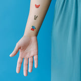 Tattly Fuzzy Faces Tattoo Sheets