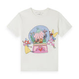 Stella McCartney Girls Fairy Snowglobe Tee & Fairyland Leggings Set ~ White/Blue