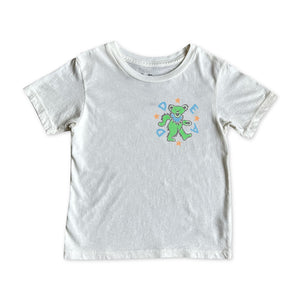 Rowdy Sprout Baby Grateful Dead Kaleidoscope Bears s/s Tee ~ Vintage White
