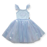 Petite Hailey Lily Shell Tutu Dress ~ Sky Blue