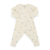 Oh Baby! Mini Sailboats Print 2pc Set ~ Milk/Sky