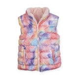 Appaman Girls Reversible Puffer Vest ~ Candy Cloud