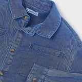 Mayoral Boys l/s Denim Button Down Shirt ~ Medium Wash