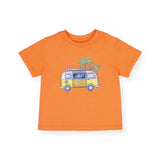 Mayoral Baby Boy Lenticular Surf Van T-Shirt ~ Coral