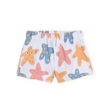 Stella McCartney Girls Starfish Print Sweatshirt & Shorts Set ~ White Multi