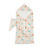 Loulou Lollipop Hooded Towel Set ~ Sun-kissed Shoal