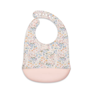 Loulou Lollipop Silicone Bib ~ English Garden