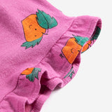 Bobo Choses Girls Tangerine Tank Top & Ruffled Shorts Set ~ Purple