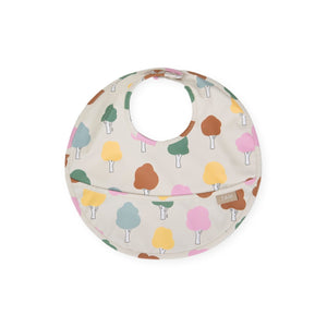7am Waterproof Bib ~ Trees Beige