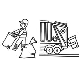 My First Big Book of Trucks: A Coloring Book