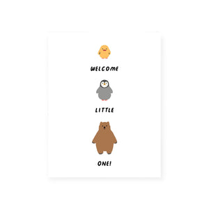 IEJ Studio Welcome Little One! New Baby Card