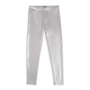 MIA New York Metallic Leggings ~ Silver