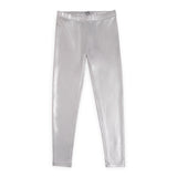 MIA New York Metallic Leggings 7-12 ~ Silver
