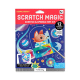 Mudpuppy Cosmic Galaxy Scratch Magic Scratch & Sparkle Art Kit