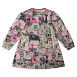 Oilily Girls Paris Apartment Decor Print Dress ~ Frappe