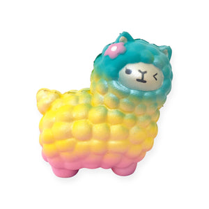 Bcmini Rainbow Llama Squishy