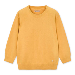 Mayoral Boys Basic Knit Crewneck Sweater ~ Peach