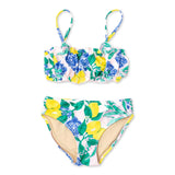 Shade Critters Santorini Citrus Smocked Two Piece Swimsuit ~ Multi