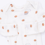 Angel Dear Knotted Ribbed Gown & Hat Set ~ Mini Basketballs
