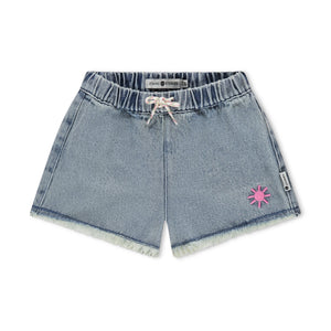 Babyface Girls Denim Shorts 7-12 ~ Light Blue Denim
