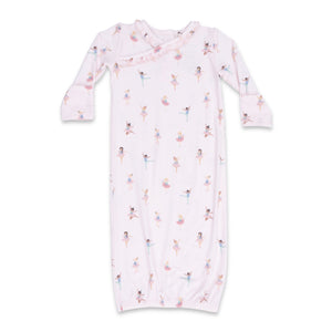 Angel Dear Kimono Gown & Ruffle Knotted Hat Set ~ Petite Ballet