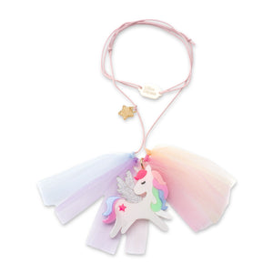 Lilies & Roses Pastel Unicorn Tulle Necklace