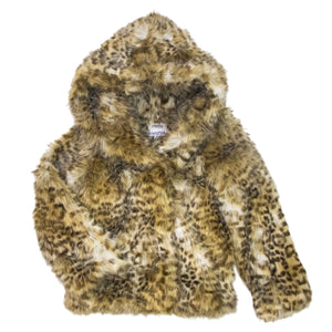 Appaman Girls Cleo Faux Fur Coat ~ Leopard
