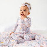 Magnetic Me Modal Ruffle Footie ~ Shroom & Bloom