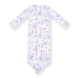 Angel Dear Ribbed Knotted Gown ~ Ribbon Floral Fling