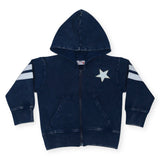 Mish Boys Sports Star Enzyme Zip Hoodie & Jogger Set ~ Navy
