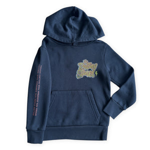Rowdy Sprout Rolling Stones Tongue Hoodie ~ Washed Black