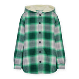 Molo Hamelo Plaid Shirt Jacket w/ Hood ~ Fresh Check