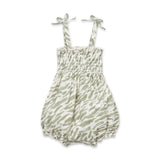 Play Up Baby Zebra Print Woven Bubble ~ Sage