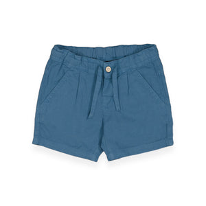 Mayoral Baby Boy Linen Bermuda Shorts ~ Blue