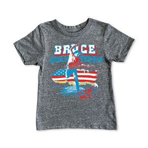 Rowdy Sprout Baby Bruce Springsteen USA s/s Tee ~ Tri Grey