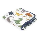 Little Unicorn Cotton Muslin Quilt ~ Dino Friends
