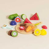 Le Toy Van Wooden Chopping Board & Sliceable Play Food