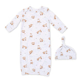 Angel Dear Lap Shoulder Gown & Hat Set ~ Little Explorer Fox
