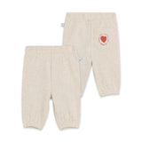 Stella McCartney Baby Girl Heart Tracksuit Set ~ Oatmeal