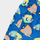 Mayoral Boys Printed Swim Trunks ~ Blue