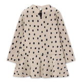 Mayoral Girls Jacquard Knit Dress w/ Puppy Bag ~ Quinoa Vig