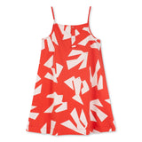 Wynken Kite Bird Print Sundress ~ Red